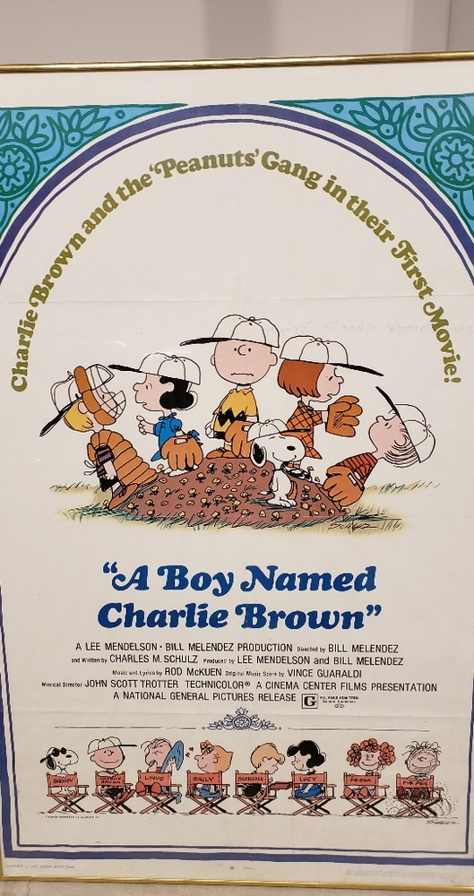 Vintage "A Boy Named Charlie Brown" Poster